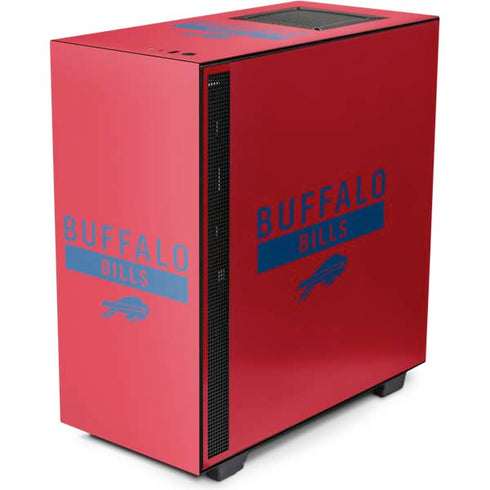 NFL Buffalo Bills Red Performance Series NZXT H510 Compact ATX Mid-Tower Case Skin