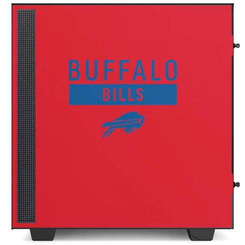 NFL Buffalo Bills Red Performance Series NZXT H510 Compact ATX Mid-Tower Case Skin