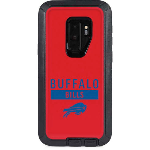 NFL Buffalo Bills Red Performance Series Otterbox Defender Galaxy Skin