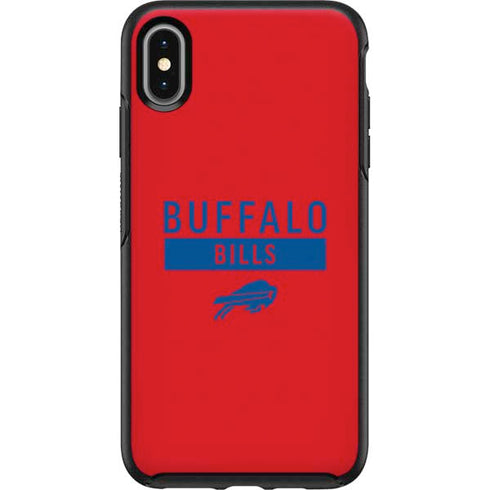 NFL Buffalo Bills Red Performance Series Otterbox Symmetry iPhone Skin
