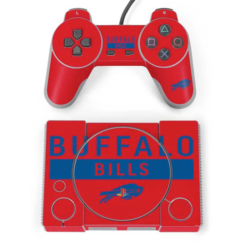 NFL Buffalo Bills Red Performance Series PlayStation Classic Bundle Skin