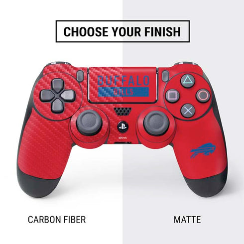 NFL Buffalo Bills Red Performance Series PS4 Controller Skin