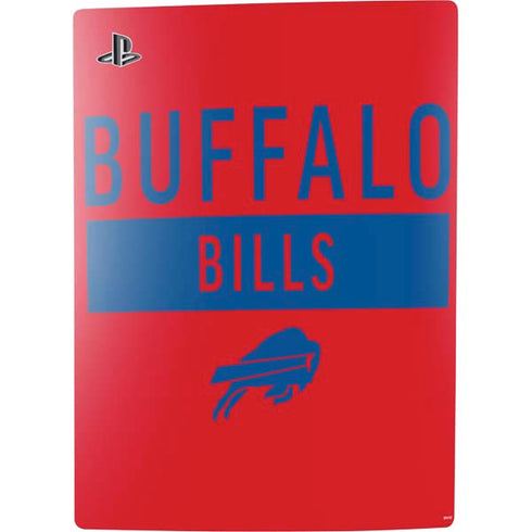 NFL Buffalo Bills Red Performance Series PS5 Digital Edition Bundle Skin