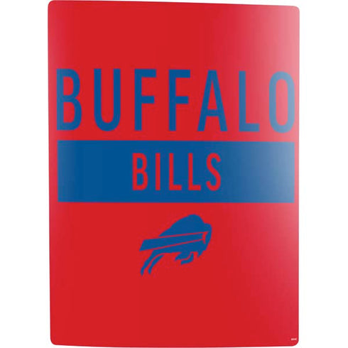 NFL Buffalo Bills Red Performance Series PS5 Digital Edition Bundle Skin