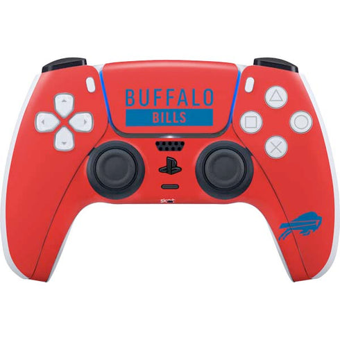 NFL Buffalo Bills Red Performance Series PS5 Controller Skin