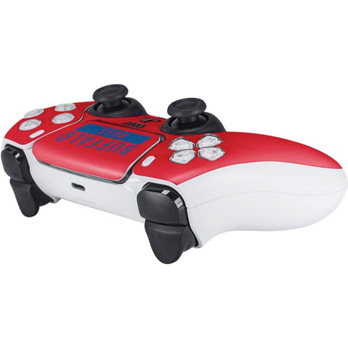 NFL Buffalo Bills Red Performance Series PS5 Controller Skin