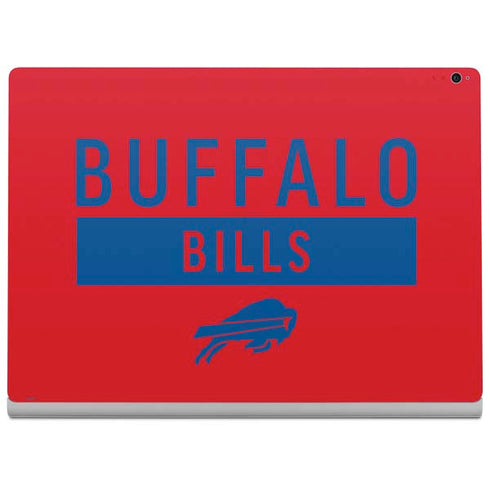 NFL Buffalo Bills Red Performance Series Surface Book 2 15in Skin