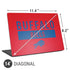 NFL Buffalo Bills Red Performance Series Universal Laptop 14in (11.4 x 8.2in) Skin