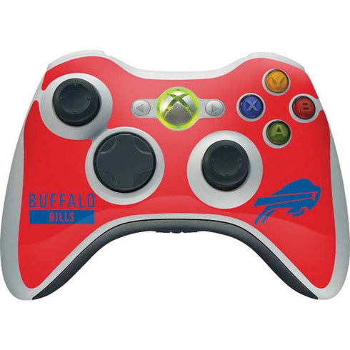 NFL Buffalo Bills Red Performance Series Xbox 360 Wireless Controller Skin