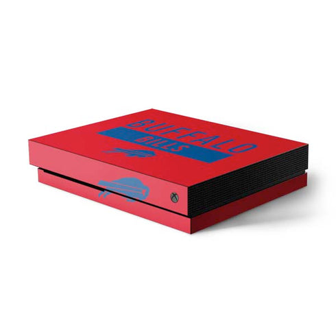 NFL Buffalo Bills Red Performance Series Xbox One X Console Skin