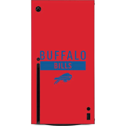 NFL Buffalo Bills Red Performance Series Xbox Series X Console Skin
