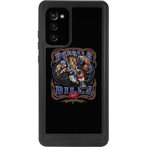 Liquid Blue NFL Buffalo Bills Running Back Galaxy Note20 5G Waterproof Case