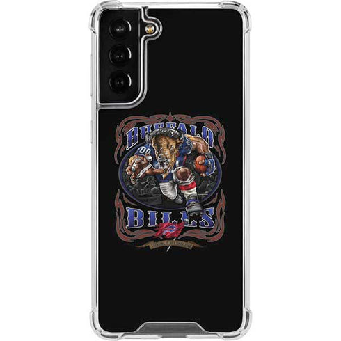 Liquid Blue NFL Buffalo Bills Running Back Galaxy S21 FE Clear Case