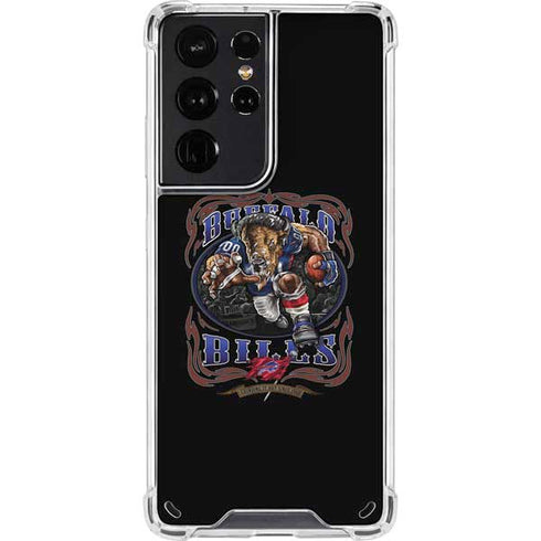 Liquid Blue NFL Buffalo Bills Running Back Galaxy S21 Ultra 5G Clear Case