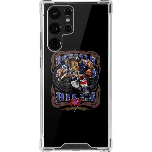 Liquid Blue NFL Buffalo Bills Running Back Galaxy S22 Ultra Clear Case
