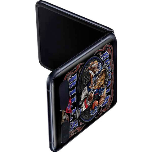 Liquid Blue NFL Buffalo Bills Running Back Galaxy Z Flip Skin