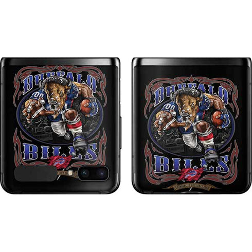 Liquid Blue NFL Buffalo Bills Running Back Galaxy Z Flip Skin