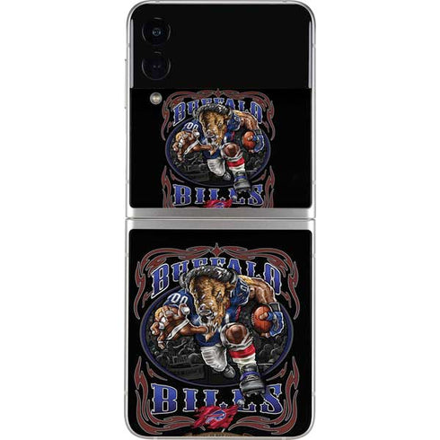 Liquid Blue NFL Buffalo Bills Running Back Galaxy Z Flip3 5G Skin