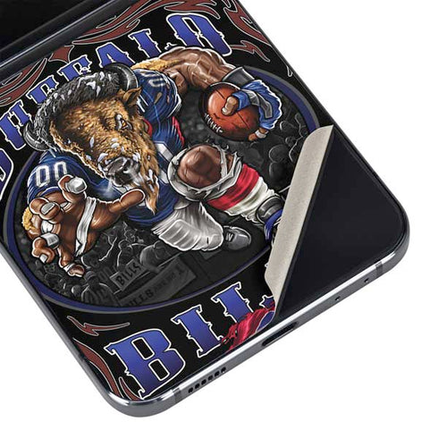 Liquid Blue NFL Buffalo Bills Running Back Galaxy Z Flip5 5G Skin