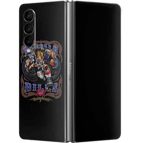 Liquid Blue NFL Buffalo Bills Running Back Galaxy Z Fold4 5G Skin
