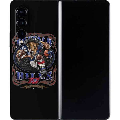 Liquid Blue NFL Buffalo Bills Running Back Galaxy Z Fold4 5G Skin