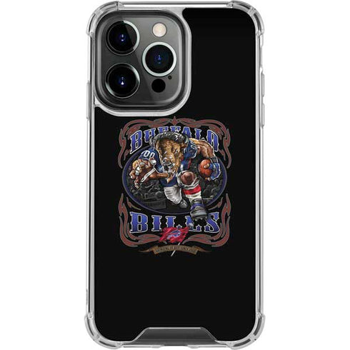 Liquid Blue NFL Buffalo Bills Running Back iPhone 15 Pro Clear Case