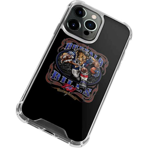 Liquid Blue NFL Buffalo Bills Running Back iPhone 14 Pro Max Clear Case