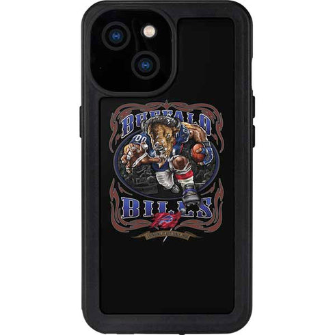 Liquid Blue NFL Buffalo Bills Running Back iPhone 15 Waterproof Case