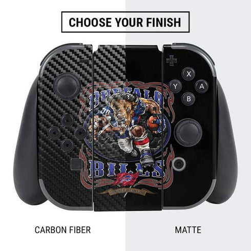 Liquid Blue NFL Buffalo Bills Running Back Nintendo Switch Bundle Skin