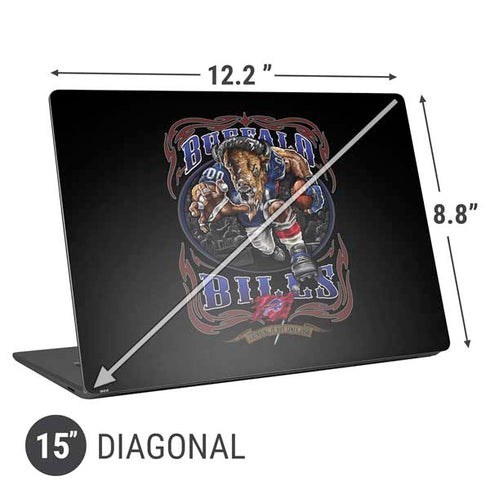 Liquid Blue NFL Buffalo Bills Running Back Universal Laptop 15in (12.2 x 8.8in) Skin