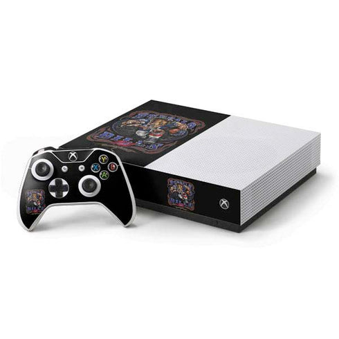 Liquid Blue NFL Buffalo Bills Running Back Xbox One S All-Digital Edition Bundle Skin