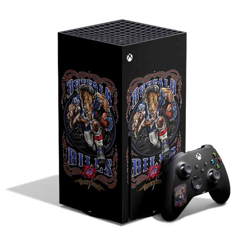 Liquid Blue NFL Buffalo Bills Running Back Xbox Series X Bundle Skin