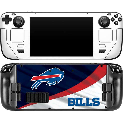 NFL Buffalo Bills Steam Deck Handheld Gaming Computer Skin