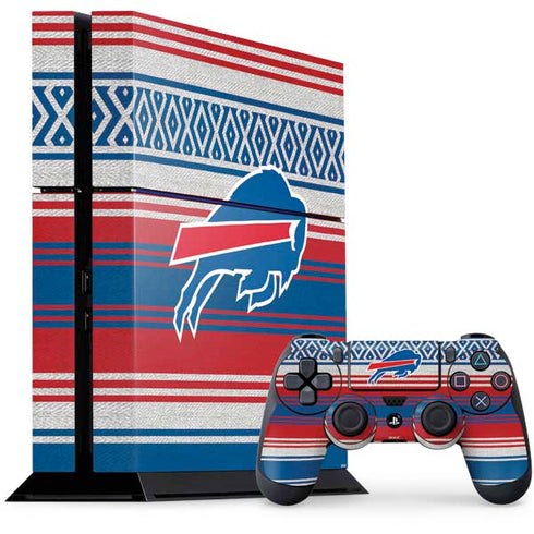 NFL Buffalo Bills Trailblazer PS4 Console and Controller Bundle Skin