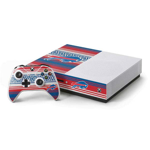 NFL Buffalo Bills Trailblazer Xbox One S Console and Controller Bundle Skin