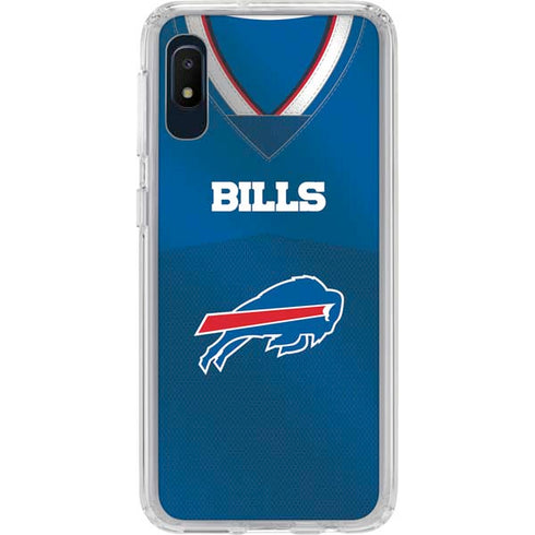 NFL Buffalo Bills Team Jersey Galaxy A10e Clear Case