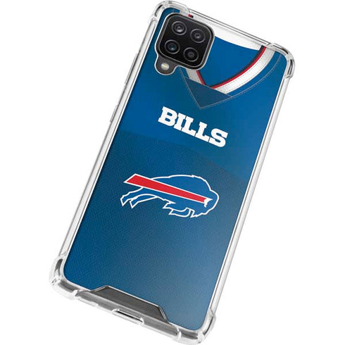 NFL Buffalo Bills Team Jersey Galaxy A12 Clear Case