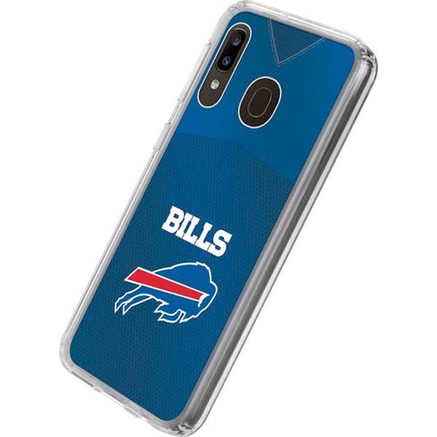 NFL Buffalo Bills Team Jersey Galaxy A20 Clear Case