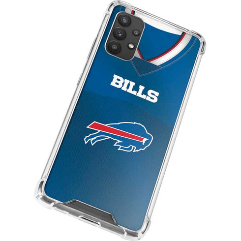NFL Buffalo Bills Team Jersey Galaxy A32 5G Clear Case