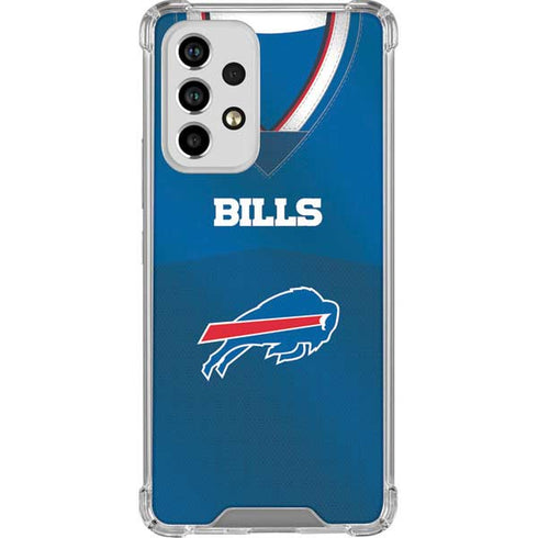 NFL Buffalo Bills Team Jersey Galaxy A33 5G Clear Case