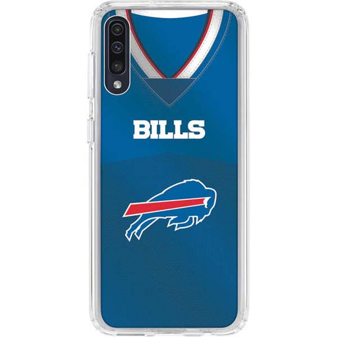 NFL Buffalo Bills Team Jersey Galaxy A50 Clear Case