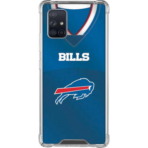 NFL Buffalo Bills Team Jersey Galaxy A71 5G Clear Case