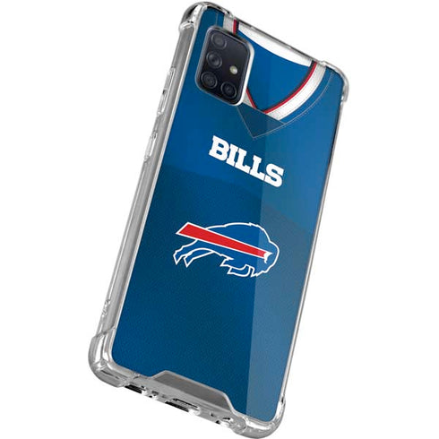 NFL Buffalo Bills Team Jersey Galaxy A71 5G Clear Case
