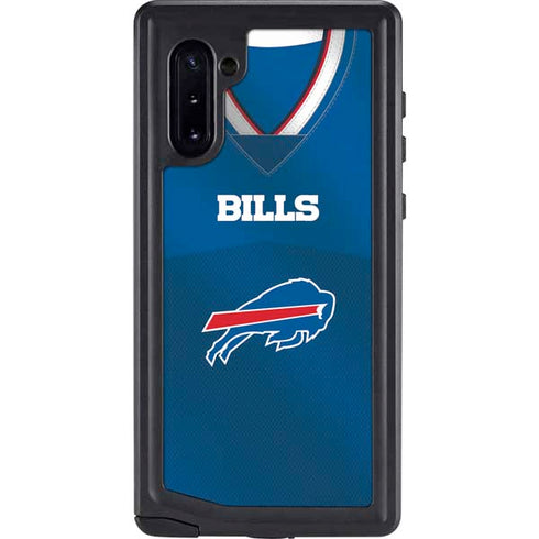 NFL Buffalo Bills Team Jersey Galaxy Note 10 Waterproof Case