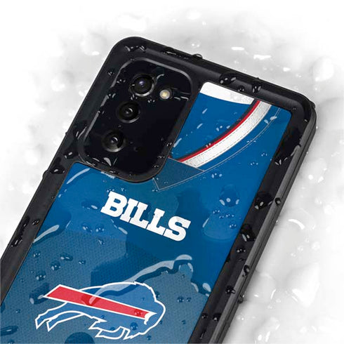 NFL Buffalo Bills Team Jersey Galaxy Note20 5G Waterproof Case