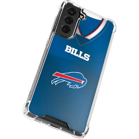 NFL Buffalo Bills Team Jersey Galaxy S21 FE Clear Case
