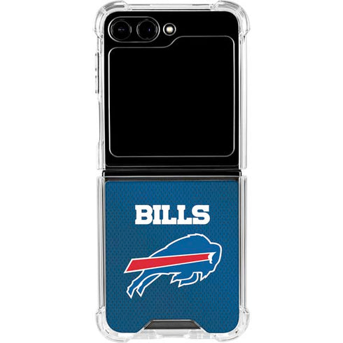 NFL Buffalo Bills Team Jersey Galaxy Z Flip5 5G Clear Case