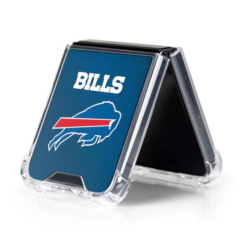 NFL Buffalo Bills Team Jersey Galaxy Z Flip5 5G Clear Case