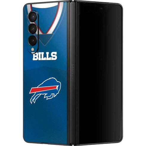 NFL Buffalo Bills Team Jersey Galaxy Z Fold3 5G Skin