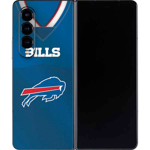 NFL Buffalo Bills Team Jersey Galaxy Z Fold4 5G Skin